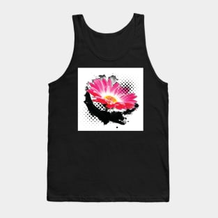 Abstract Flower Pop Art Tank Top